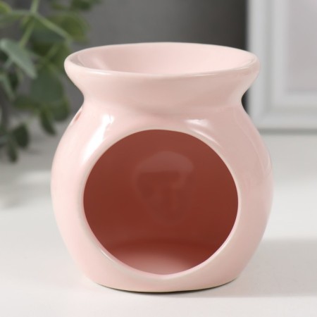 Aroma lamp ceramics "love" pink 7.2x7.2x7.8 cm-1