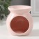 Aroma lamp ceramics "love" pink 7.2x7.2x7.8 cm