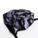 School backpack from textiles on lightning, 3 pockets, black color
