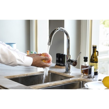 LEMARK COMFORT LM3073C kitchen mixer, single -leaf, spout length - 181 mm, chrome-4