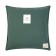 Ethel pillow, 45x45+1 cm, dark green, 100% cotton