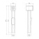 Lake for bidet Iddis Axes Axe1f1bi20, 182 x 46, ABS plastic, black