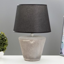 Cordelia table lamp E27 40W gray 28x28x47 cm Risalux