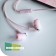 Headphones More Choice G20, microphone, vacuum, 95 dB, 32 Ohm, 3.5 mm, 1.1 m, pink