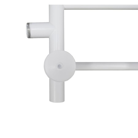 Water towel "Sanprise" Aurora P6, 200x800 mm, side connector., White matte-4