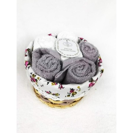 Set of napkins "Evita", size 30x30 cm - 6 pcs, purple color-2