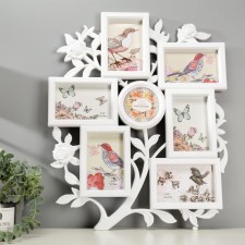 Photo frame in 7 photos 10x10, 10x15 cm 