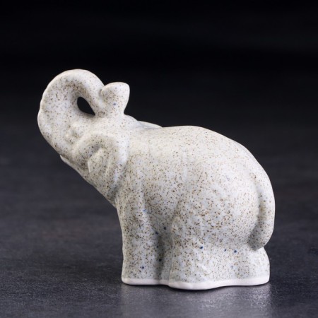 Porcelain figurine "Indian elephant", 10 cm-3