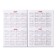 Diary of Leduced A5, 160 sheets of Nebraska, covering artificial leather, corner perforation, blue