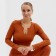 TOP with a long sleeve Minaku: Sportly; Color brown rr l