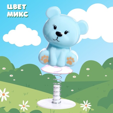 Animal figure "Jumping cubs", color mix-4