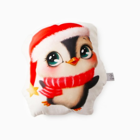 New Year. Ethel Pill "Happy Penguin" 30x35 cm, 100 p/e, velor