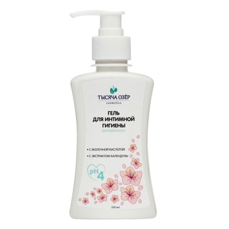 Gel for intimate hygiene a thousand lakes with D-panthenol and calendula extract, 250 ml-1