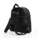 City backpack on a zipper, black color