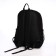Young backpack from textiles on lightning, 3 pockets, black color