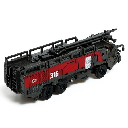 Firefighter robot, transforms, with metal elements-5