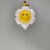 Polymer ball 16 "" White chamomile with a bee ", with a wand