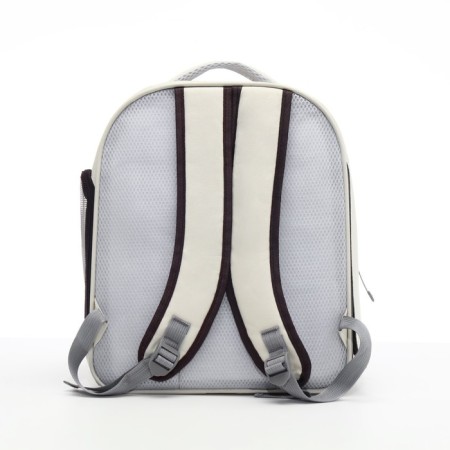 A backpack-carrier for cats and dogs, 30 x 40 x 25 cm, white-6