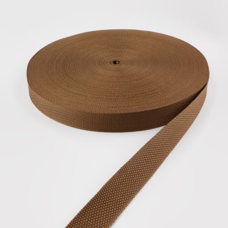 Ratele sling, 25 mm, 50 ± 1 m, density 7.5 g/m, brown color No. 29-1-2