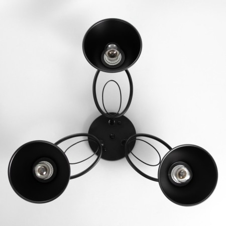 Chandelier "Edmas" 3he27 40w Black 58x58x22 cm Bayerlux-3