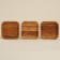 Set of plates - stands of oak Sima -Land Home, 10 × 10 × 2 cm, 3 pcs