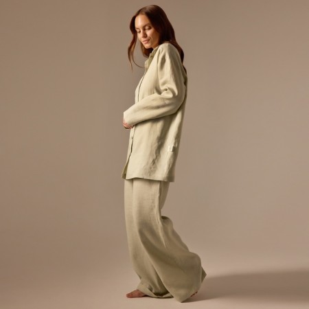 Female featherbone (shirt and trousers) SL Home p. S, light green-6