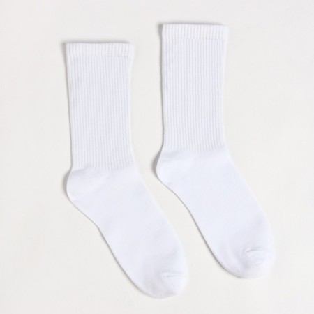 Socks, white color, size 23-25 ​​(37-40)-1