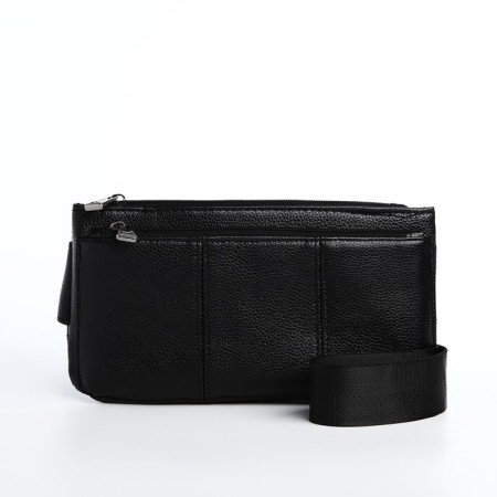 Board belt on lightning, 2 external pockets, black color-2