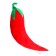 Soft toy - pillow "Chile pepper", 75 cm