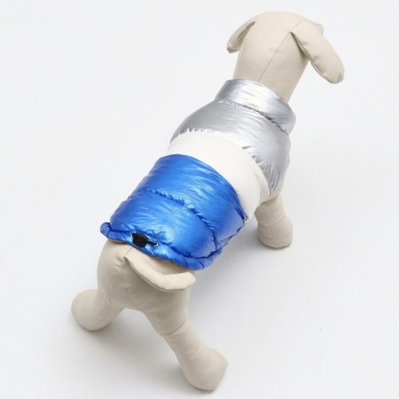 Jacket for dogs with weighting size 16 (DS 36, OG 46, Osh 35), silver-blue-2