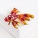 Brooch "Fish", color red-gold in gold