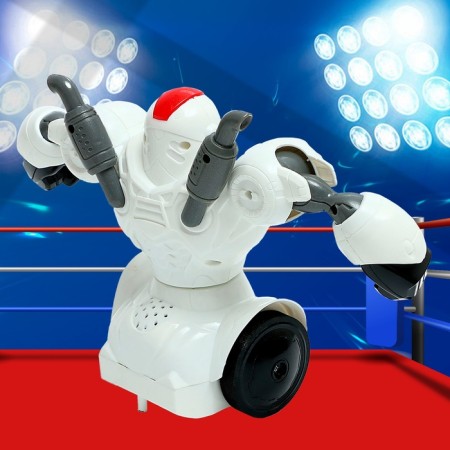 A set of robots on the Battle of Bots, light and sound effects-8