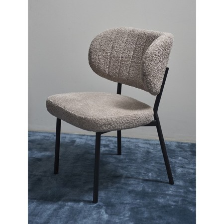 ROBBI chair, 550 × 640 × 845 mm, Builder, gray-beige color-1