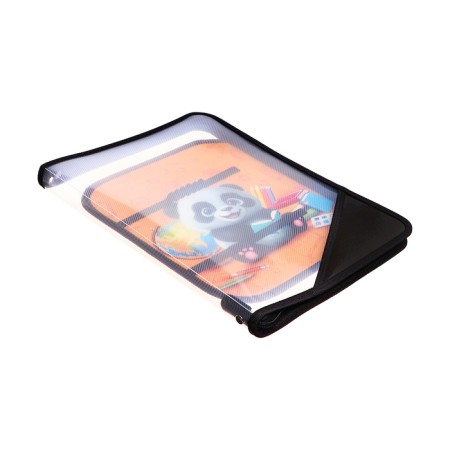 Labor folder A4, 325 x 230 x 25 mm, lightning around, folding bar, plastic, PTR-1, calligrata "Panda"-4