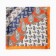 Women's scarf minku 70*70 cm, orange