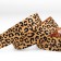 Ribbon tape "Leopard", 25 mm, 23 ± 1 m, beige color/black