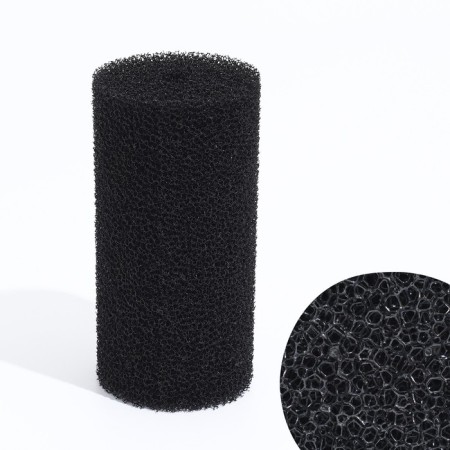 Round sponge No. 4, medium -pistorous 30 ppi, 8 x 8 x 16 cm, black