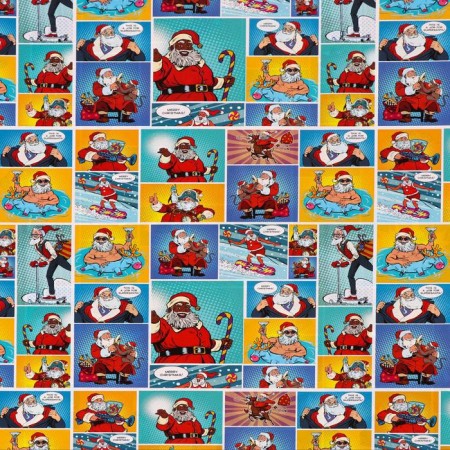 Glossy packaging "Pop-Art New Year", bilateral, 70 x 100 cm-3