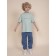 T -shirt for boys, height 128 cm, menthol color