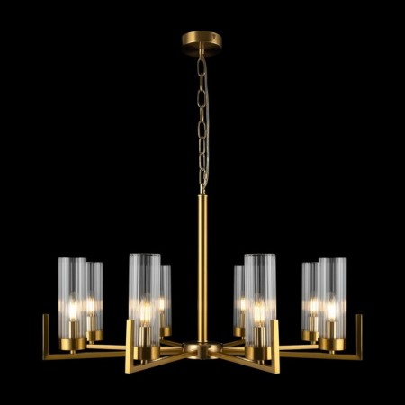 Suspended lamp Freya Fr5214PL-08BS ADELINE, 750X750X730 mm, E14, 8x60W, brass color-5