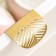 Handle cappio, m/o 32 mm, with a pattern, matte gold color