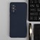 Case for Samsung Galaxy A73, silicone, matte, blue