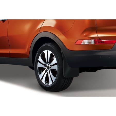 Sput-shutters rear kia Sportage New, 2010-2016 2 pcs (polyurethane)-1