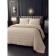 A set with a bedspread "Irma", size 160x220 cm, 50x70 cm, beige color