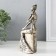Souvenir Polystone "Girl on Stone" under bronze 12.5x5x17 cm