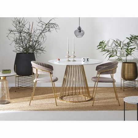 Stefany chair, 515 × 600 × 785 mm, velor, gray color-14