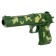 The “Wars” pistol, with a target, shoots soft bullets