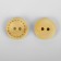 A set of wooden buttons "Circle", 2 punctures, d = 18 mm, 10 pcs, the color is light-beam