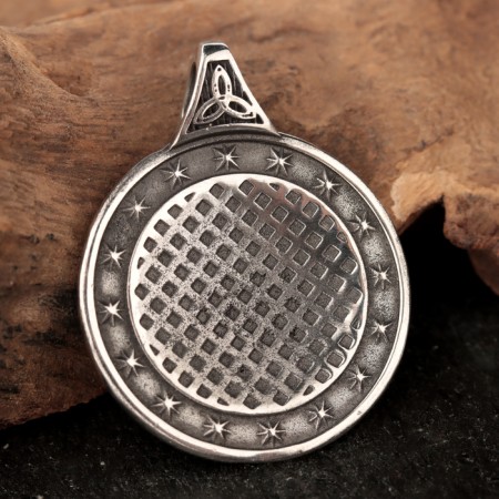Scandinavian amulet-suspension "pile", 13 g, 39x30 mm-2