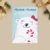 A postcard for every day "Happy New Year", sweetness, 10.5 x 7.5 cm, New Year